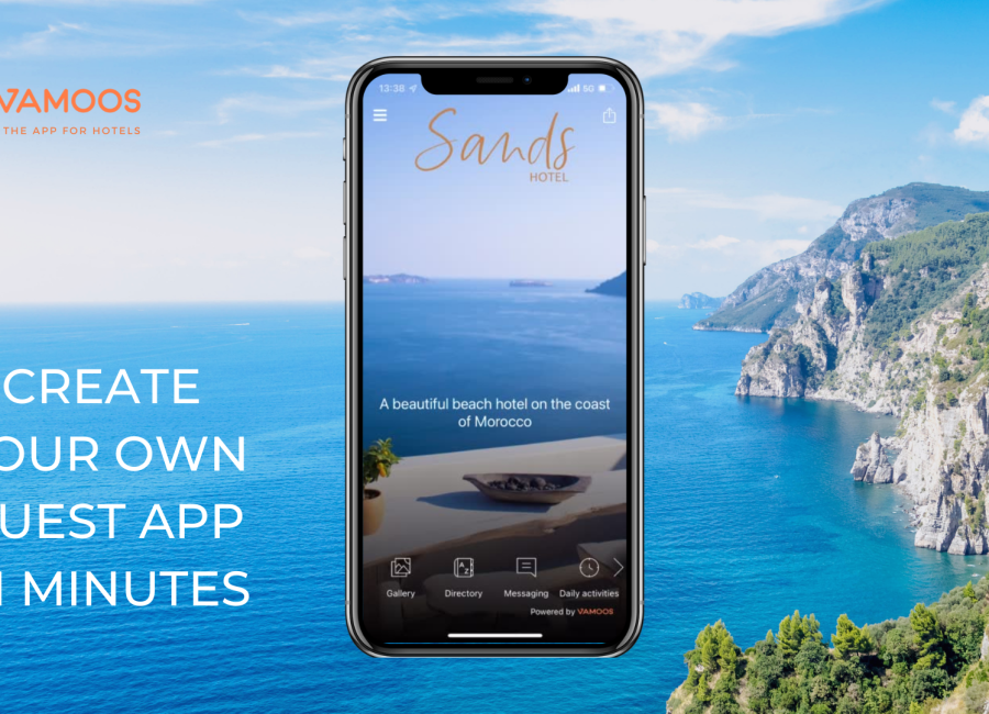 Create your own guest app in less than 15 minutes – Vamoos for Hotels