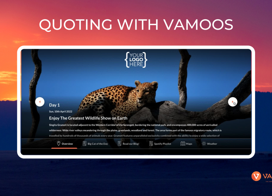 Upgrade the way you deliver quotes – Vamoos For Travel Companies