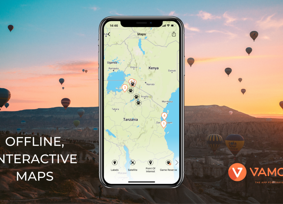 Revolutionise the way clients travel with interactive offline Maps – For Travel Companies