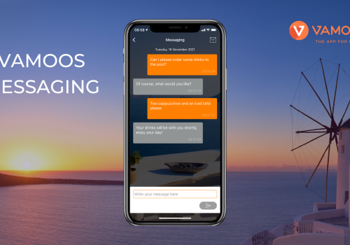 Easy communication with instant messaging – Vamoos for Hotels & Villas
