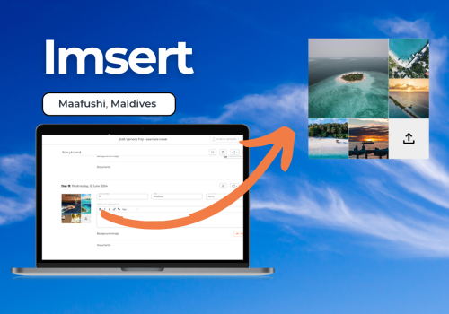 Imsert: AI image selector for travel itineraries
