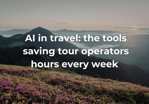 AI in travel: the tools saving tour operators hours every week